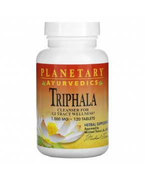 Planetary Herbals, Ayurvedics, трифала, 1000 мг, 120 таблеток
